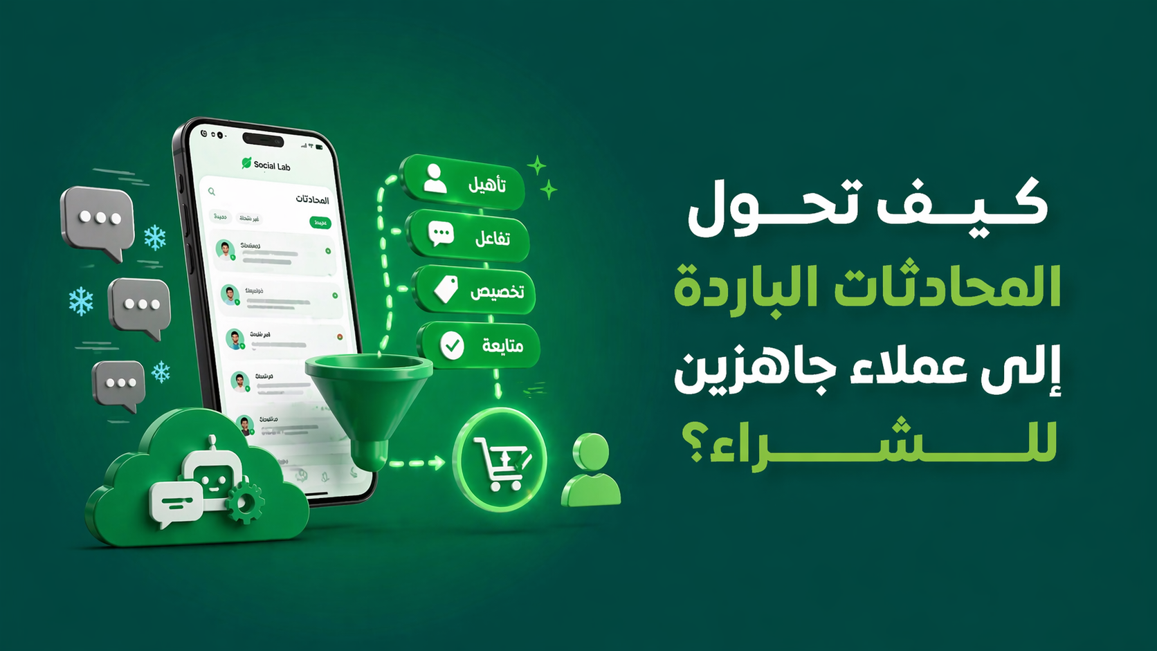 كيف تحوّل المحادثات الباردة إلى عملاء جاهزين للشراء؟ (Lead Warm-Up داخل واتساب)