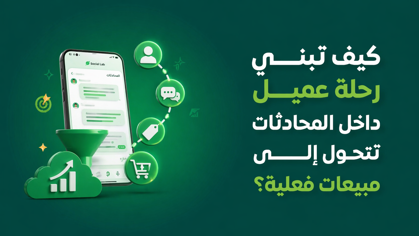كيف تبني رحلة عميل داخل المحادثات تتحول إلى مبيعات فعلية؟